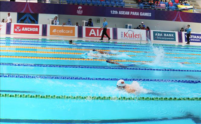 ASEAN Para Games 12: Bơi và điền kinh giúp đoàn Việt Nam tăng tốc